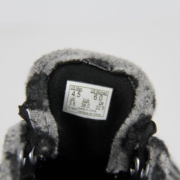 Vans Authentics Skate Shoes Gray Fuzzy Spotted Animal Print, Women's 6 - Picture 7 of 7